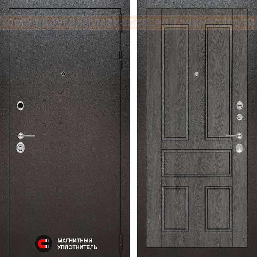 Входная дверь SILVER 10 - Дуб филадельфия графит